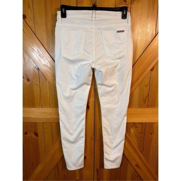HUDSON Midrise NICO Super Skinny Ankle Jeans White 31 nwt (4538) - Picture 4 of 8